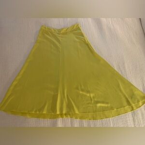 Urban Outfitters Sunny Asymmetrical Chartreuse Skirt